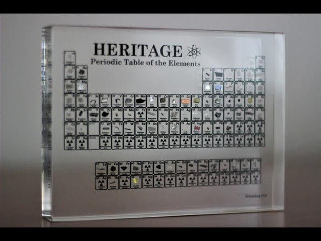 Heritage Periodic Table: Collector's Edition 85 Elements – Engineered Labs