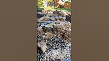 Building a Backyard Pondless Waterfall