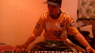 Video thumbnail of "punteo teclado cumbia KORG X5D"