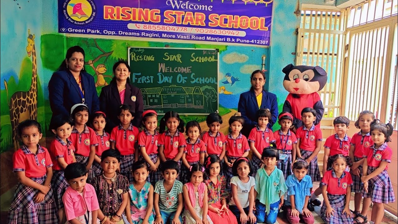 1st OF School,Rising Star School Manjari BK