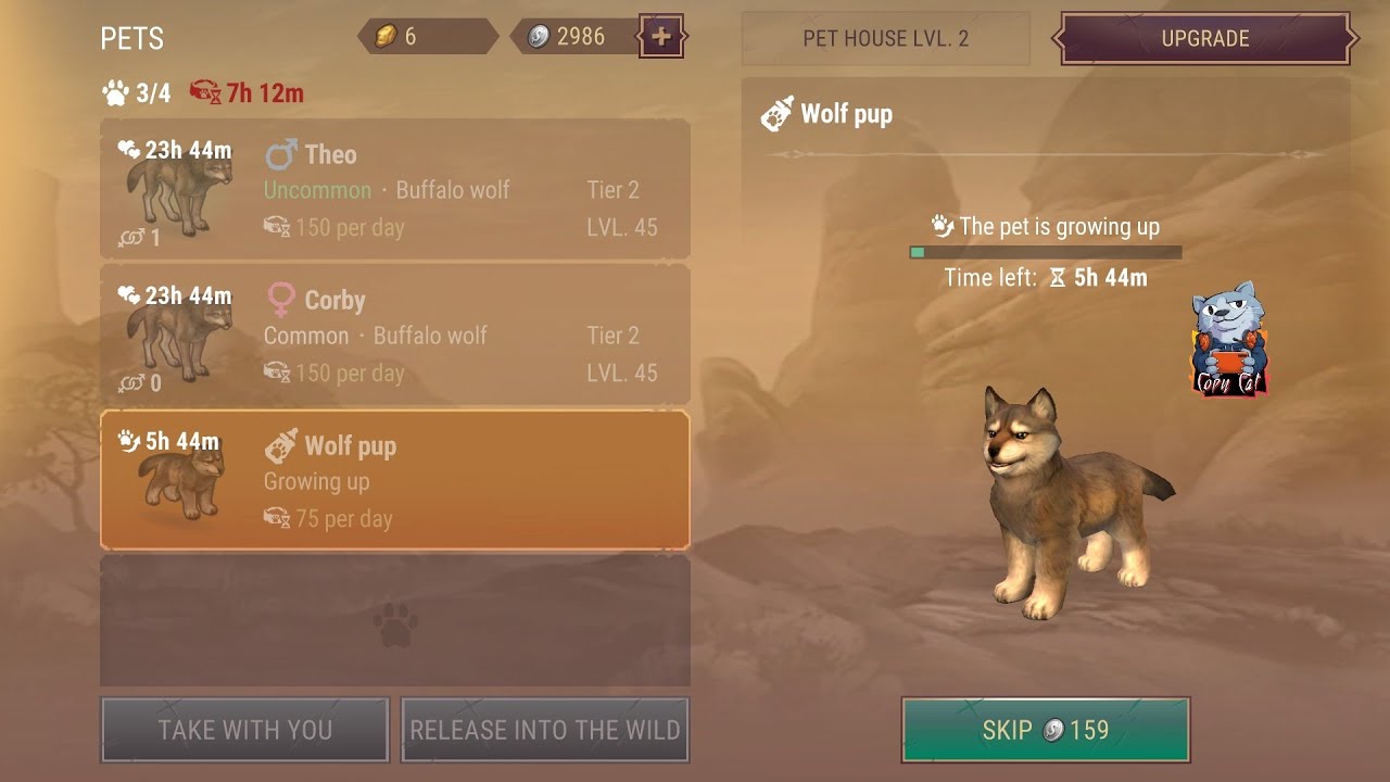 Raising Wolves in Westland Survival My Guide to Getting the Pet Bowl