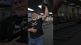 Arms Day PT 2, Crazy old man #powerlifting #rawstrength