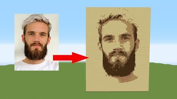 Built PewDiePie Only Of Wood (Minecraft Timelapse)