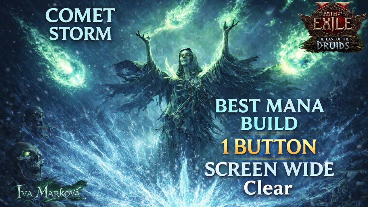 PoE 2 0.4 Abyssal Lich - Cast on Crit Archmage 2x Comet | INSANE FULL SCREEN AoE COMET RAIN