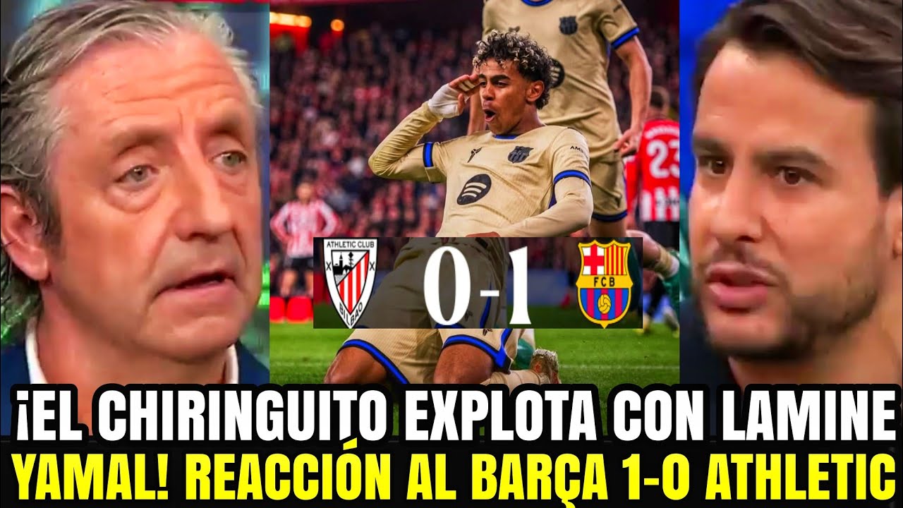 🚨¡EL CHIRINGUITO EXPLOTA! Reacción a la victoria del Barcelona con gol de Lamine Yamal
