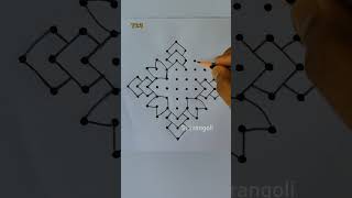 11*1 Rangoli Designs 🌸Simple dots to beautiful art 🎨Perfect daily muggu design for home entrance 🏡