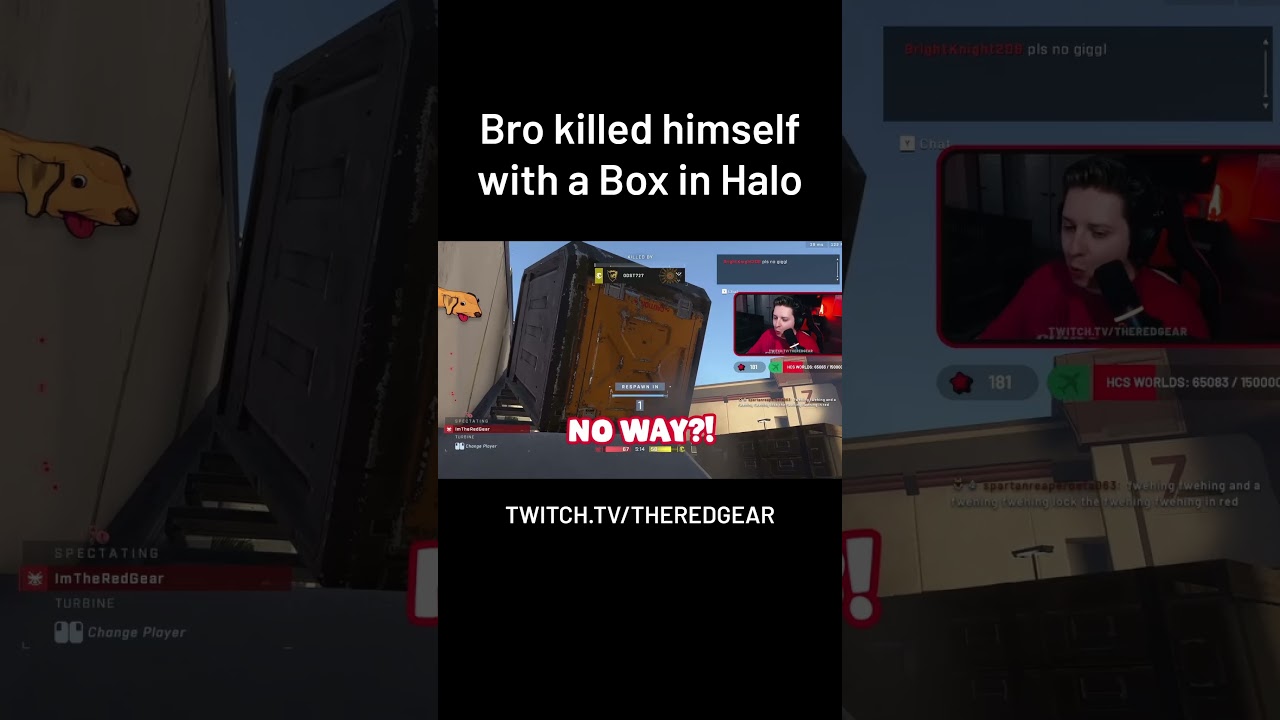 📦 Boxes in Halo are deadly…