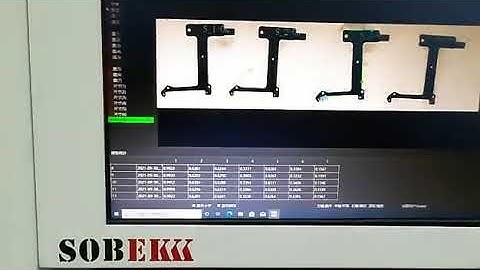 Instant video measuring machine. Video measuring system