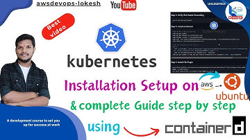 3. Kubernetes Installation & Setup on Ubuntu 22.04 LTS with Containerd | StepbyStep Navigation Guide