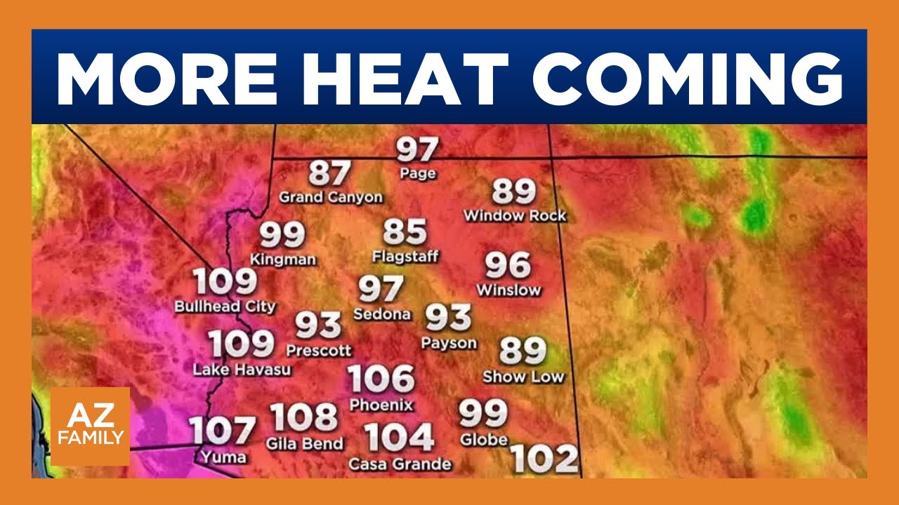 Triple digit heat threats temperature records in Phoenix - YouTube