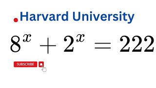 Maths Olympiad | A Tricky Maths Olympiad Problems | Beautiful Exponential Equation