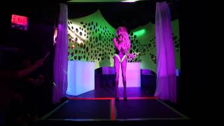 Dixie Lynn Cartwright Performing At Drag Carnage Glow On 92614