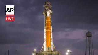 LIVE: NASA’s Artemis II moon rocket on launch pad as countdown continues