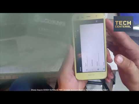 Sharp Aquos 603SH SoftBank FRP - Google Account Bypass