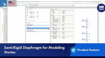 Semi-Rigid Diaphragm for Modeling Stories