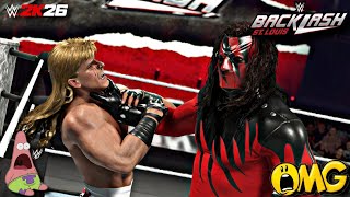 Kane (C) vs Shawn Michaels (HBK) 😱 NO HOLDS BARRED FOR THE TITLE! Backlash | WWE 2K26
