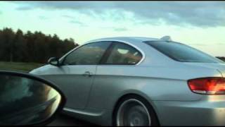 BMW E92 335i vs BMW E92 M3 (2010.06.16)