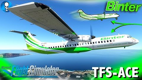 LIVE Binter ATR-72 Tenerife South - Lanzarote FULL FLIGHT - Microsoft Flight Simulator 2020