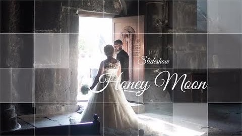 Honey Moon Wedding Grid Slideshow 4K After Effects Templates