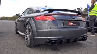 500HP+ AUDI TT-RS 8S Decatted - Revs, Launch Control, Drag Race!