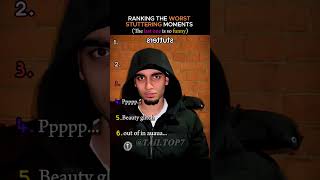 Ranking the WORST Stuttering Moments Ever! 😬 #Shorts