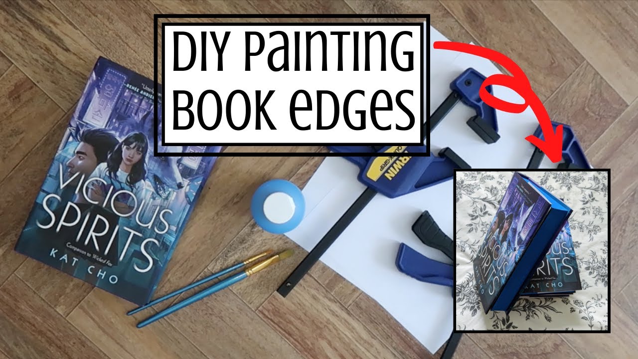 Painting Books For the First Time?! (+ Sprayed Edges Tutorial