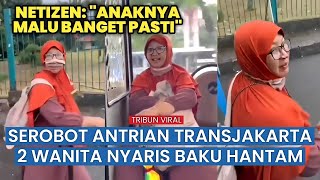 Download Lagu Serobot Antrean Transjakarta, Ibu Bawa Dua Anak Terlibat Adu Mulut dengan Penumpang MP3