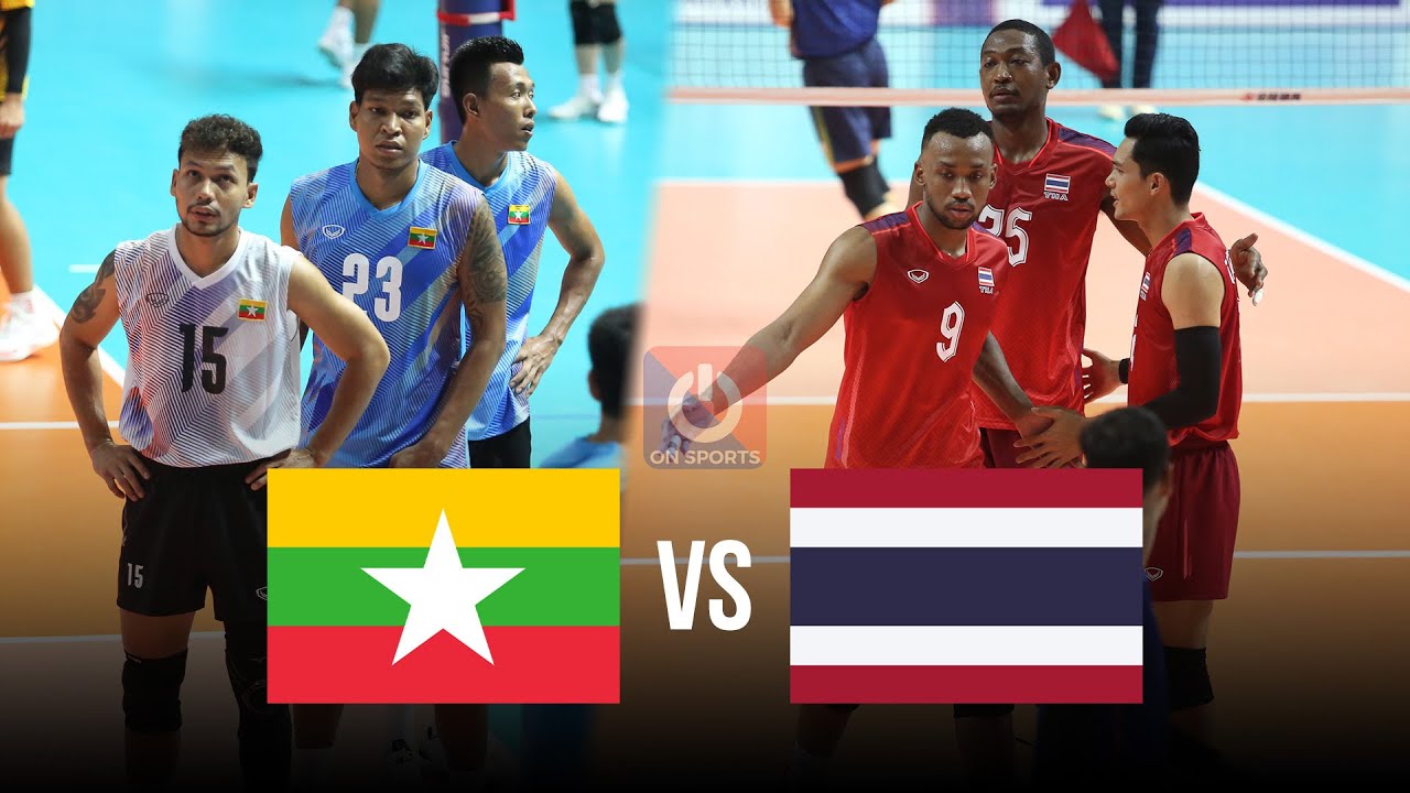 🔴Full HD| MYANMAR vs THAILAND | พมา ไทย Men's Volleyball ASEAN
