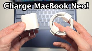 How to Charge MacBook Neo!