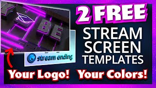 2 Starting Soon, BRB, and Stream Ending Screens for your Twitch Stream | StreamSchool
