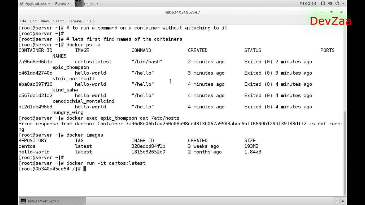 Docker installation on Centos 7 Step by Step - YouTube