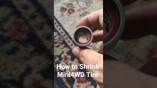 How To Shrink Mini4WD tire Medium to Small #damperstyle #damperlover #imogi #masukberanda