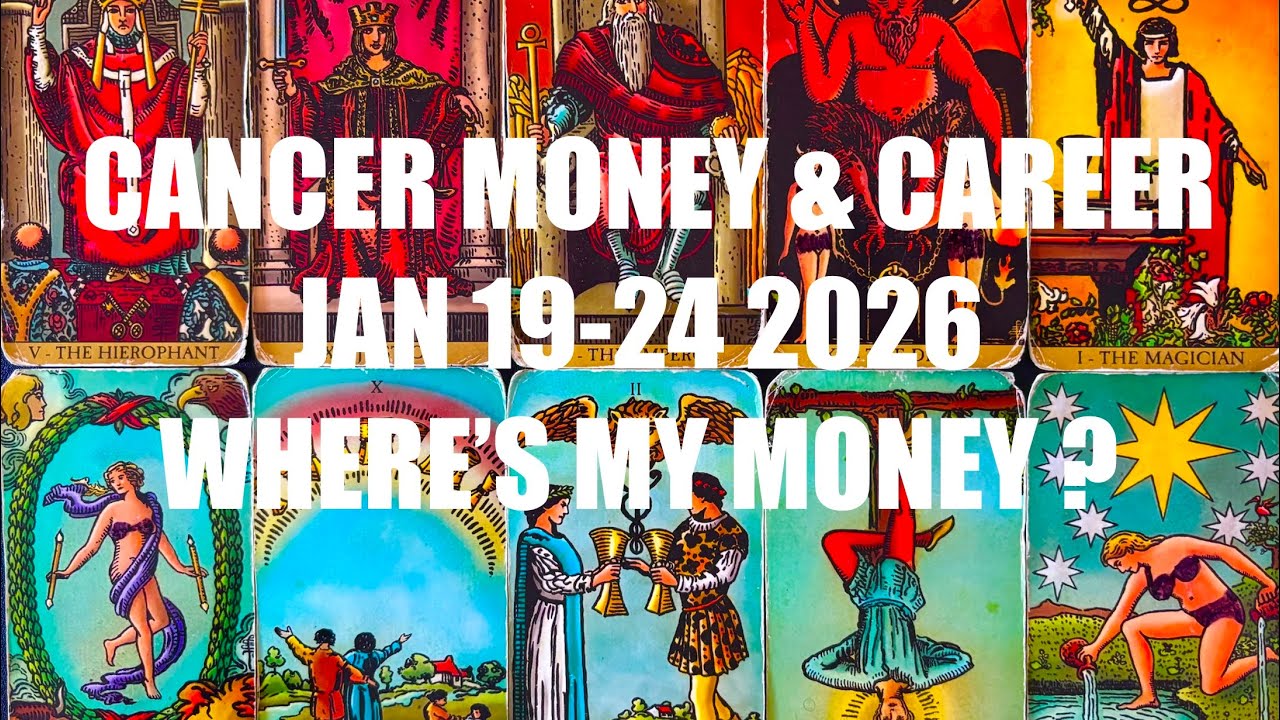 🦀 CANCER: TAKE A CHANCE! 🚀 ABUNDANCE AWAITS 💰 MONEY & CAREER WEEKLY TAROT JAN 19-24 2026