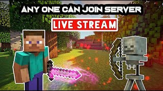Minecraft Live with CHUMA GRAPHICS || ANY ONE CAN JOIN IN UZI SMP || Road to 200 subs!!!