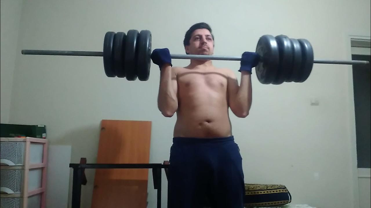 55kg Cheat Bicep Curl One Rep Max YouTube