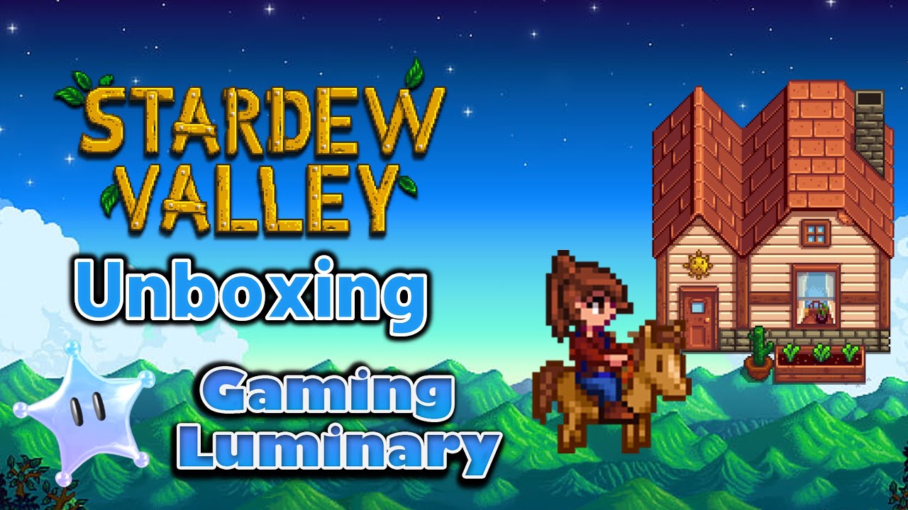 Stardew Valley Nintendo Switch Unboxing | Gaming Luminary