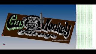 Demo CNC Programming Logo | Gas Monkey