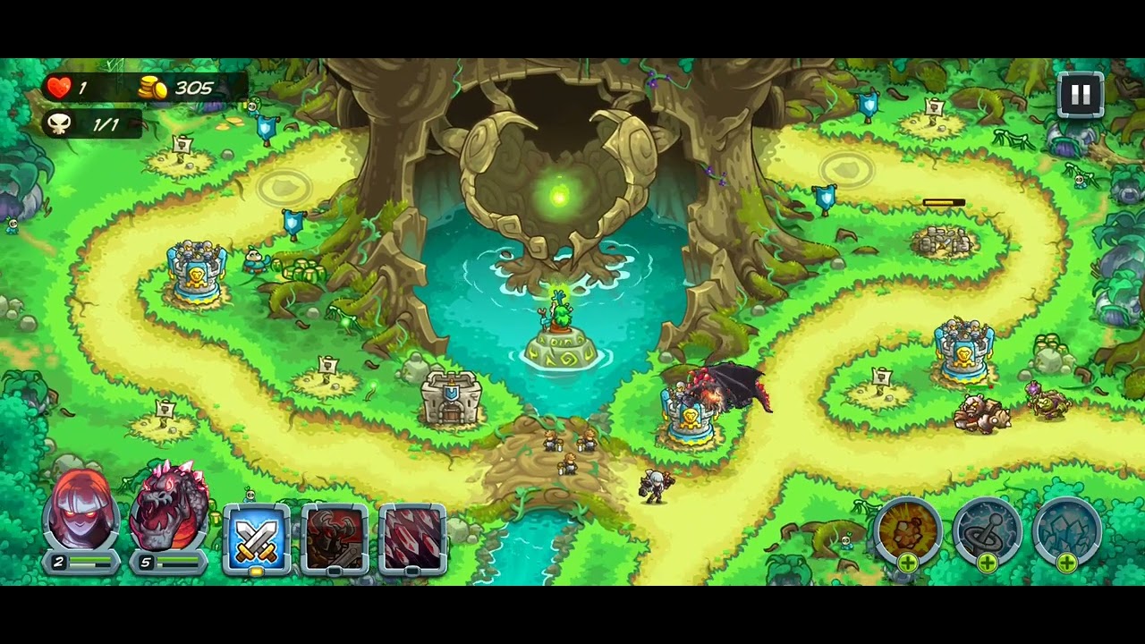 Kingdom rush alliance iron challenge 3. The guardian of the forest 