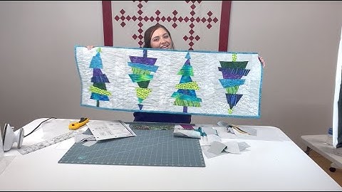 Creative Grids Crazy Christmas Tree using the Spider Web Ruler