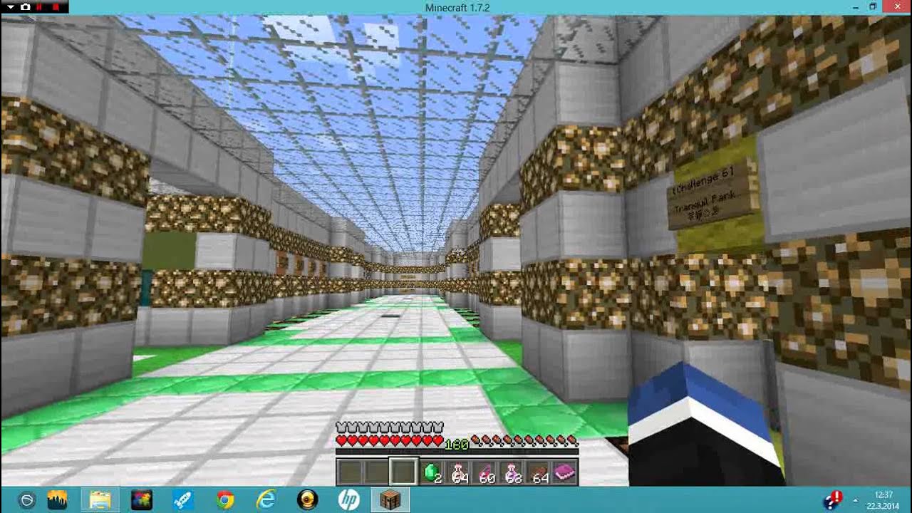 Minecraft TPC Parkour Map Oynuyoruz Bölüm-1 - YouTube