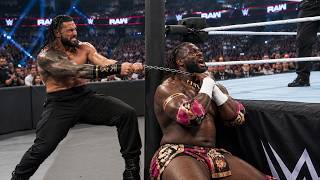 The OTC Roman Reigns attack The Ruler Oba Femi WWE Roman Reigns Suprise Oba Femi with his return screenshot 5