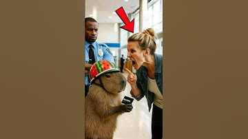 Capybara Notices the Danger in the ATM… But It Was Misunderstood by Everyone 💳🐾#capybara #shorts