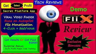 Flix Review, Bonuses, Demo: Simple 4 Click Process makes $53.27 Per Hour from a Secret Platform screenshot 2
