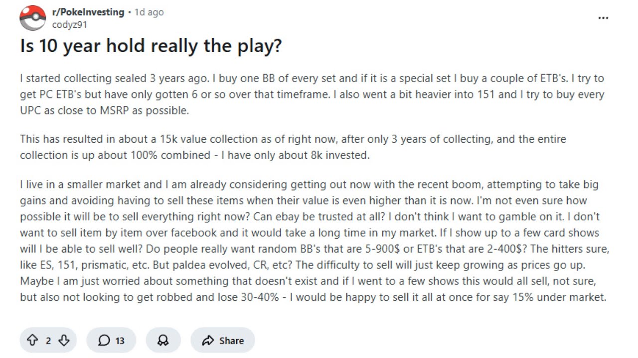 Эта проблема касается всех новых инвесторов в Pokémon, и это вызывает беспокойство.