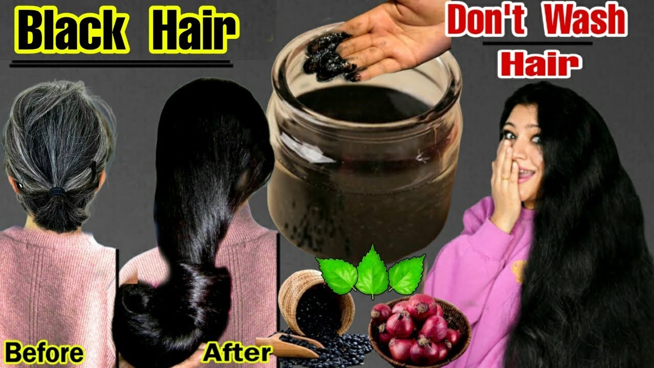 Leave This Gel Overnight In Your Hair To Turn Premature White Hairs