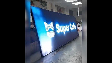Wall mounted LED dynamic light box