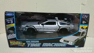 【WELLY】【バックトゥザフューチャー 2】 BACK TO THE FUTURE PART2  DELOREAN   TIME MACHINE  デロリアン1/24