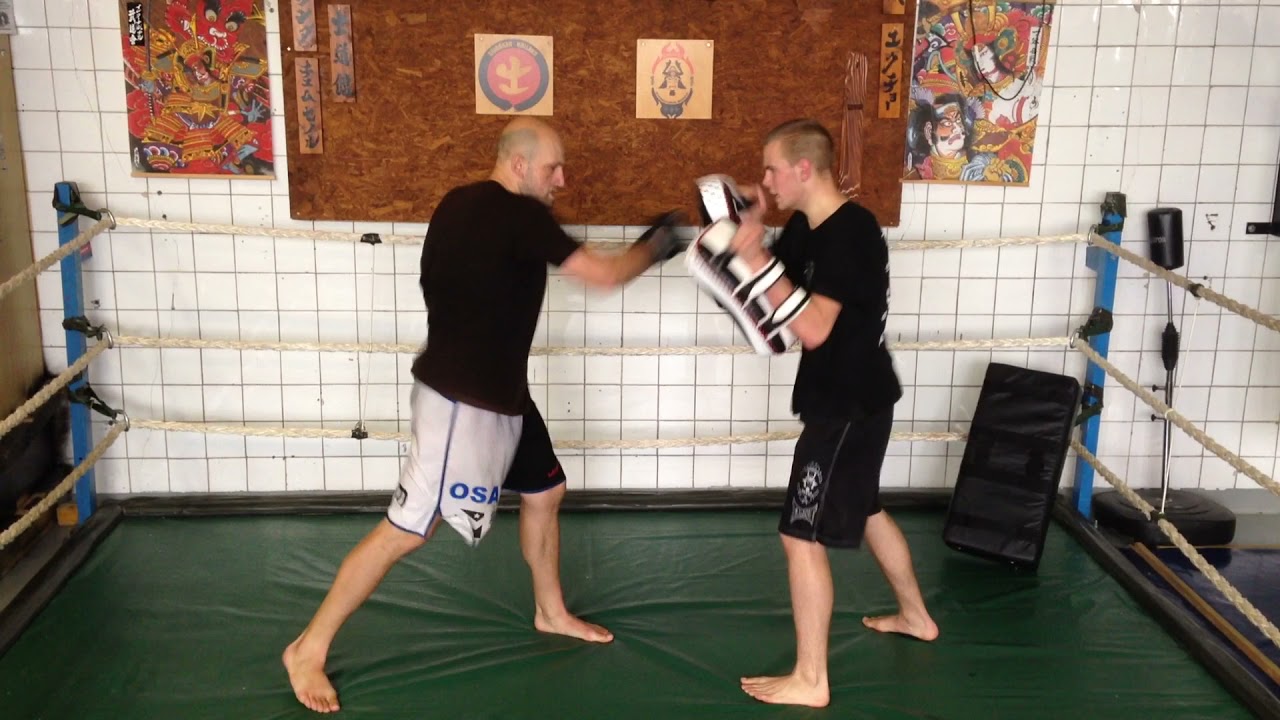 Pads training of Cem Senol Preparation for a fight
