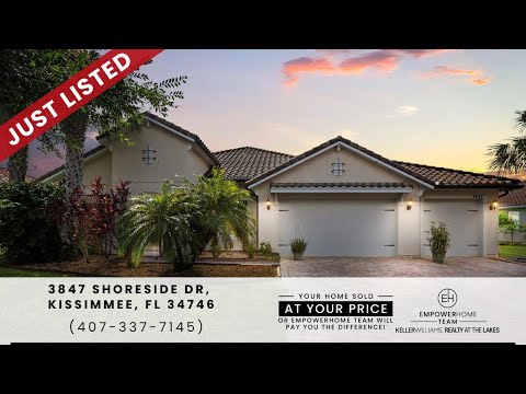 3847 Shoreside Dr, Kissimmee, FL home video tour