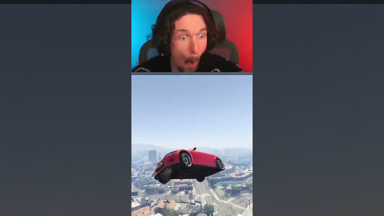 I didn't know cars could fly like this #gtav #clips #shorts